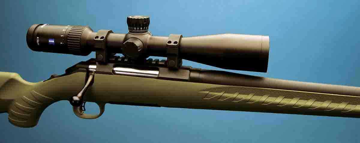 The 6mm Creedmoor recoils exactly like a .243 Winchester when shot off a benchrest, and it offers nearly exact ballistics. The 4-16x 44mm Zeiss Conquest scope used on the Ruger test rifle provided plenty of precision when shooting groups.
